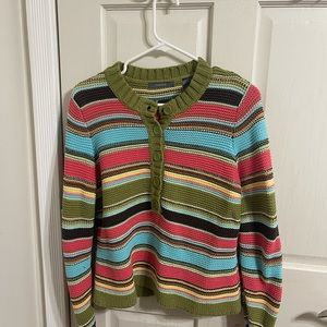 Liz Claiborne Multi-colored‎ Sweater Size Medium.